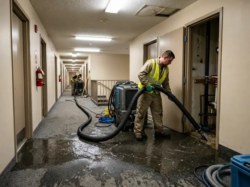 multi-unit-apartment-hallway-f-005 — frequently asked questions, Emergency Burst Pipe Water Extraction & Removal in Dorr, MI